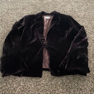 Talbots vintage velvet blazer women’s size 10 petite